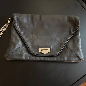 Tylie Malibu Leather Clutch